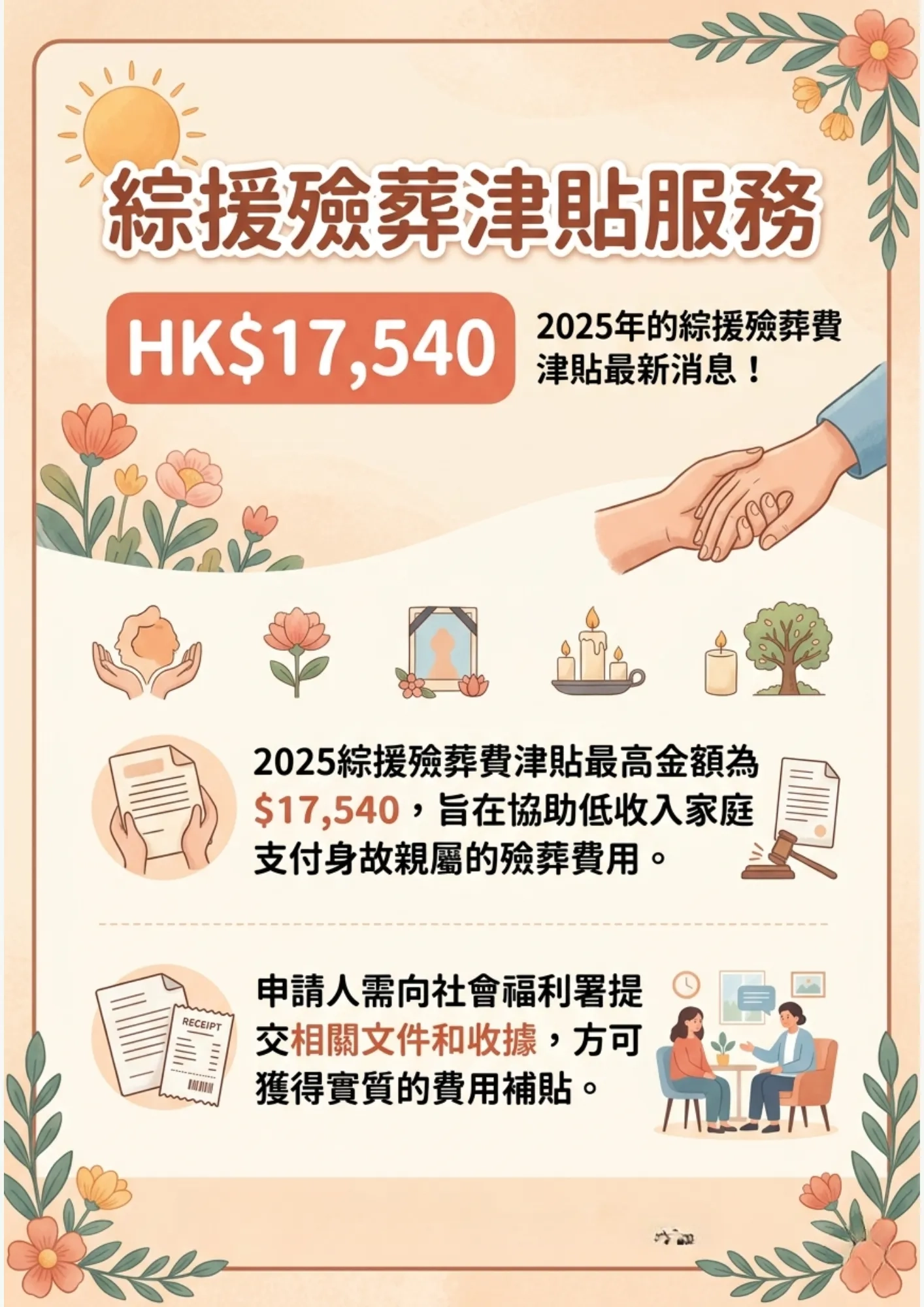 2025年的綜援殮葬費津貼最新消息